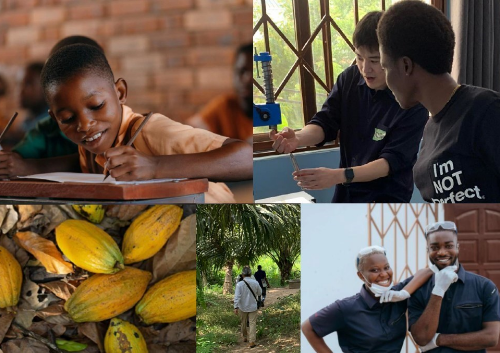 ガーナ産カカオの殻を活用した鉛筆製造プロジェクト