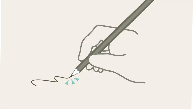 書き味がよく折れにくい芯 | イメージ画像